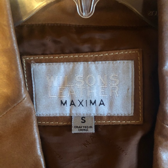 Brown Leather Jacket - Picture 3 of 4